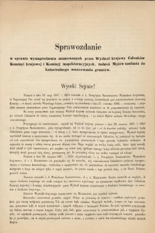 [Kadencja II, sesja II, al. 29] Alegata do Sprawozdań Stenograficznych z Drugiej Sesji Drugiego Peryodu Sejmu Galicyjskiego z roku 1868. Alegat 29