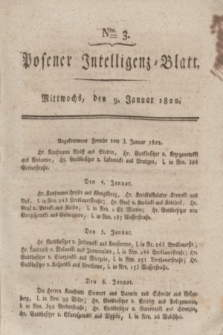 Posener Intelligenz-Blatt. 1822, Nro. 3 (9 Januar) + dod.