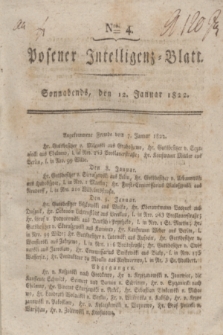Posener Intelligenz-Blatt. 1822, Nro. 4 (12 Januar) + dod.