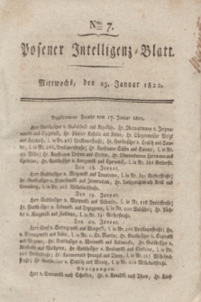 Posener Intelligenz-Blatt. 1822, Nro. 7 (23 Januar) + dod.