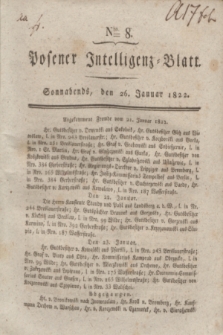 Posener Intelligenz-Blatt. 1822, Nro. 8 (26 Januar) + dod.