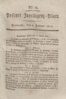 Posener Intelligenz-Blatt. 1822, Nro. 11 (6 Februar) + dod.