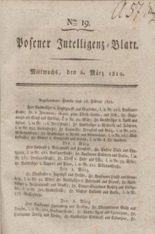 Posener Intelligenz-Blatt. 1822, Nro. 19 (6 März) + dod.