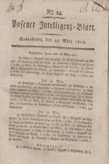 Posener Intelligenz-Blatt. 1822, Nro. 24 (23 März) + dod.