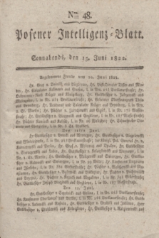 Posener Intelligenz-Blatt. 1822, Nro. 48 (15 Juni) + dod.