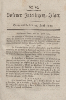 Posener Intelligenz-Blatt. 1822, Nro. 50 (22 Juni) + dod.