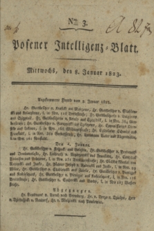 Posener Intelligenz-Blatt. 1823, Nro.3 (8 Januar) + dod.
