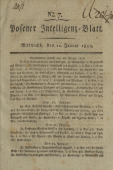 Posener Intelligenz-Blatt. 1823, Nro. 7 (22 Januar) + dod.