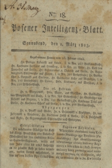 Posener Intelligenz-Blatt. 1823, Nro. 18 (1 März) + dod.