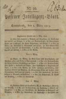 Posener Intelligenz-Blatt. 1823, Nro. 20 (8 März) + dod.