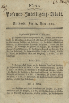 Posener Intelligenz-Blatt. 1823, Nro. 21 (12 März) + dod.