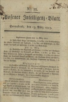 Posener Intelligenz-Blatt. 1823, Nro. 22 (15 März) + dod.