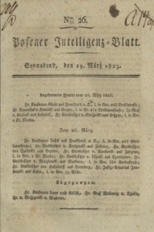 Posener Intelligenz-Blatt. 1823, Nro. 26 (29 März) + dod.