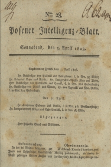 Posener Intelligenz-Blatt. 1823, Nro. 28 (5 April) + dod.