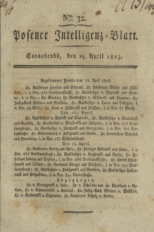 Posener Intelligenz-Blatt. 1823, Nro. 32 (19 April) + dod.