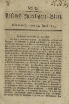 Posener Intelligenz-Blatt. 1823, Nro. 52 (28 Juni) + dod.