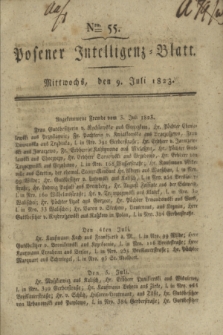 Posener Intelligenz-Blatt. 1823, Nro. 55 (9 Juli) + dod.
