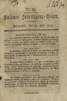 Posener Intelligenz-Blatt. 1823, Nro. 59 (23 Juli) + dod.