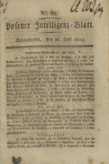Posener Intelligenz-Blatt. 1823, Nro. 60 (26 Juli)