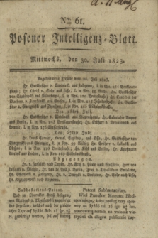 Posener Intelligenz-Blatt. 1823, Nro. 61 (30 Juli) + dod.