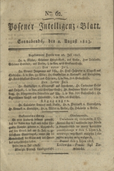 Posener Intelligenz-Blatt. 1823, Nro. 62 (2 August) + dod.