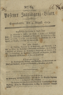 Posener Intelligenz-Blatt. 1823, Nro. 64 (9 August) + dod.