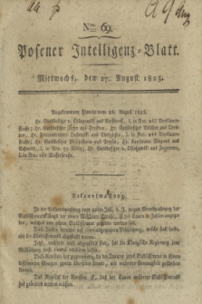 Posener Intelligenz-Blatt. 1823, Nro. 69 (27 August) + dod.