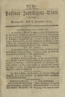 Posener Intelligenz-Blatt. 1823, Nro. 81 (8 October) + dod.