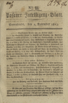 Posener Intelligenz-Blatt. 1823, Nro. 88 (1 November)