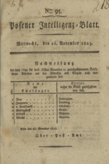 Posener Intelligenz-Blatt. 1823, Nro. 95 (26 November) + dod.