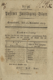 Posener Intelligenz-Blatt. 1823, Nro. 96 (29 November) + dod.