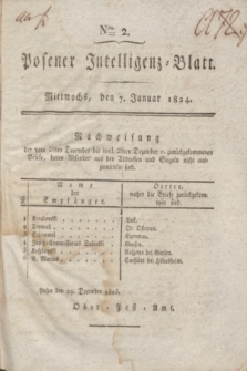 Posener Intelligenz-Blatt. 1824, Nro. 2 (7 Januar) + dod.