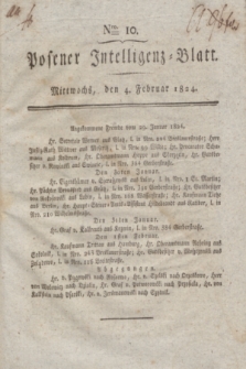 Posener Intelligenz-Blatt. 1824, Nro. 10 (4 Februar) + dod.