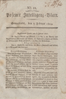 Posener Intelligenz-Blatt. 1824, Nro. 11 (7 Februar) + dod.