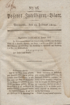 Posener Intelligenz-Blatt. 1824, Nro. 16 (25 Februar) + dod.