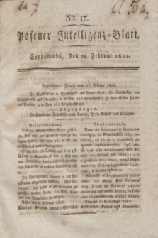 Posener Intelligenz-Blatt. 1824, Nro. 17 (28 Februar) + dod.