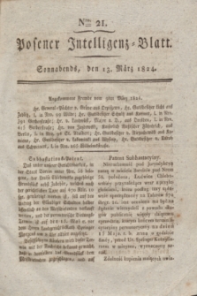 Posener Intelligenz-Blatt. 1824, Nro. 21 (13 März)