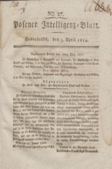 Posener Intelligenz-Blatt. 1824, Nro. 27 (3 April) + dod.