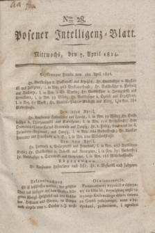Posener Intelligenz-Blatt. 1824, Nro. 28 (7 April) + dod.