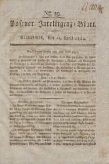 Posener Intelligenz-Blatt. 1824, Nro. 29 (10 April) + dod.