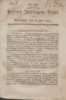 Posener Intelligenz-Blatt. 1824, Nro. 56 (14 Juli) + dod.