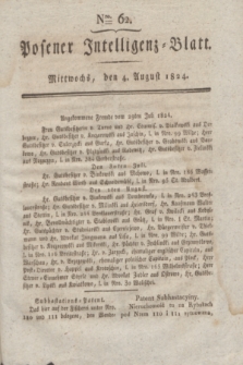 Posener Intelligenz-Blatt. 1824, Nro. 62 (4 August) + dod.