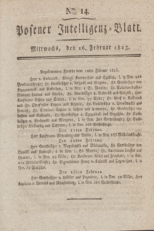 Posener Intelligenz-Blatt. 1825, Nro. 14 (16 Februar) + dod.