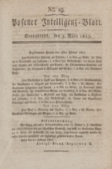 Posener Intelligenz-Blatt. 1825, Nro. 19 (5 März) + dod.