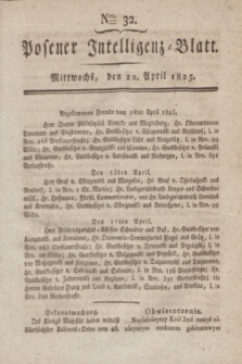 Posener Intelligenz-Blatt. 1825, Nro. 32 (20 April) + dod.