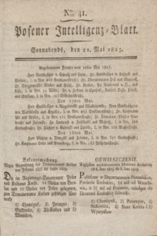 Posener Intelligenz-Blatt. 1825, Nro. 41 (21 Mai) + dod.