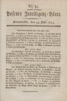 Posener Intelligenz-Blatt. 1825, Nro. 51 (25 Juni) + dod.