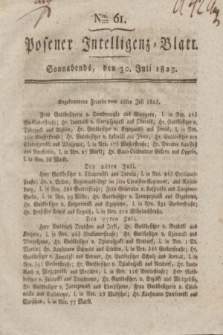 Posener Intelligenz-Blatt. 1825, Nro. 61 (30 Juli) + dod.