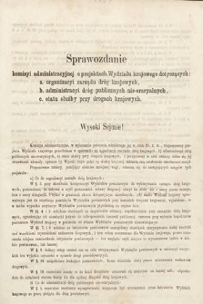 [Kadencja II, sesja II, al. 35] Alegata do Sprawozdań Stenograficznych z Drugiej Sesji Drugiego Peryodu Sejmu Galicyjskiego z roku 1868. Alegat 35