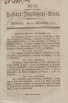 Posener Intelligenz-Blatt. 1825, Nro. 76 (21 September) + dod.